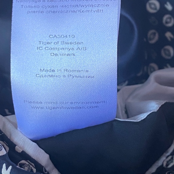 TIGER OF SWEDEN DESIGNER TRENCH COAT JACKET  NEW RARE RAINE 3 - Picture 10 of 10